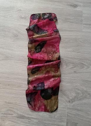 Шелковый шарф, лента1 фото