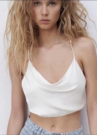 Кроп топ zara