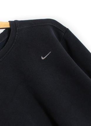 Nike вінтажний оригінальний світшот чоловічий спортивна кофта синього кольору розмір xl2 фото