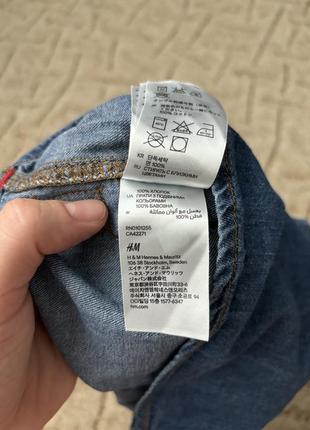 Сорочка, рубашка джинсова 12-18 м4 фото