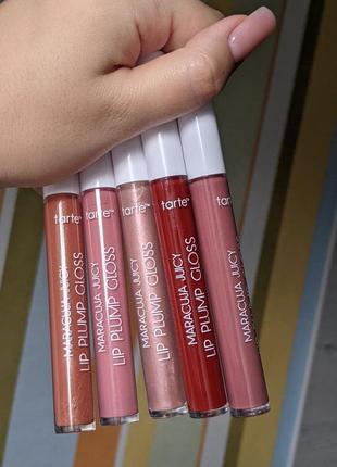 Блеск для губ maracuja juicy lip plump gloss от tarte