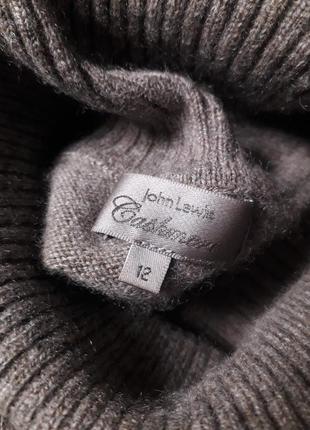 Кашемировый свитер с горлом гольф светр5 фото
