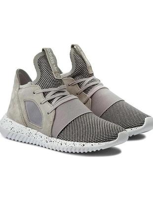 Кроссовки adidas tubular defiant grey1 фото