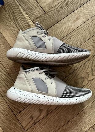 Кроссовки adidas tubular defiant grey2 фото