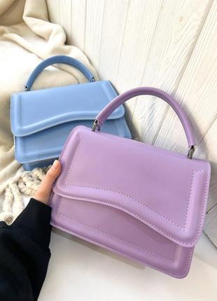 Женская сумка лавандовая сумка фиолетовый клатч мини сумка мини клатч сумочка через плечо