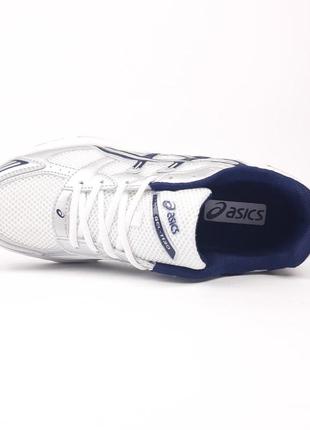 Мужские кроссовки asics gel-1130 белые с синим (аксикс гель)5 фото