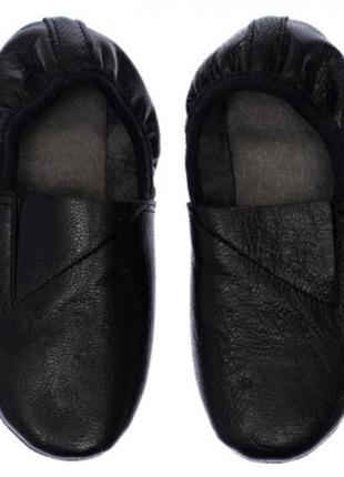 Новые кожаные чёрные чешки pellagio 34/35 размер по стельке 22см1 фото