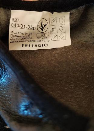 Новые кожаные чёрные чешки pellagio 34/35 размер по стельке 22см8 фото