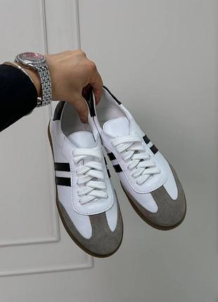 Трендовые кеды комби со вставками замши