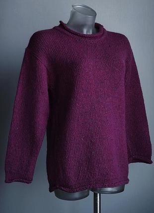 Rossan ireland светр вовна шерсть теплий ірландія меланж зима2 фото
