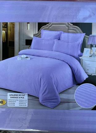 Комплект постельного белья люкс страйп -сатин