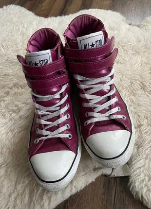 Converse all star кеды хайтопы кроссовки, 42, кожаные2 фото