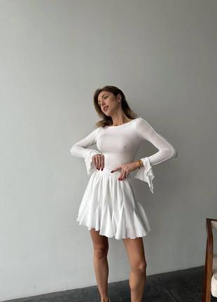 Воздушная юбка с воланами из пинтерест🥰4 фото