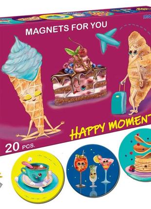 Kr набор магнитов magdum ml 4031-53 en "happy moments"