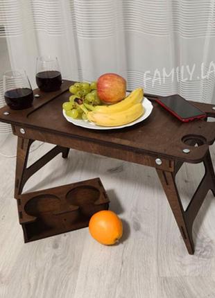 Столик-поднос для завтраков, столик для тв, столик для пк, столик для ноутбука4 фото