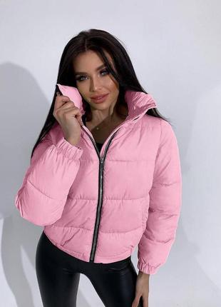 Розовая куртка размер 462 фото