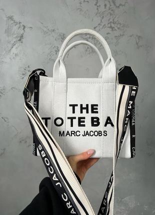 Сумка женская в стиле mj tote bag small white