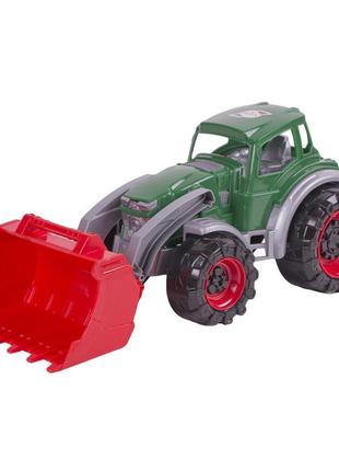 Kr детская игрушка трактор техас orion 308or погрузчик (зеленый)