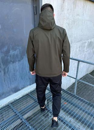 Мужской весенний однотонный комплект куртка и штаны водоотталкивающие размеры s-xl3 фото