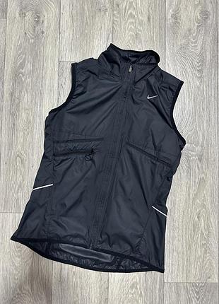 Жилетка для бега nike run metallic