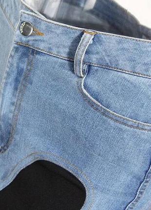 Женские джинсы в стиле mugler (m/l)6 фото