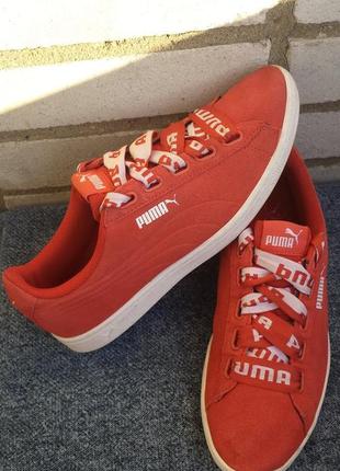 Кроссовки puma vikky ribbon 40,5 р. замша