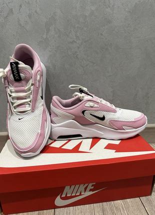 Nike air max bolt white light arctic pink w2 фото