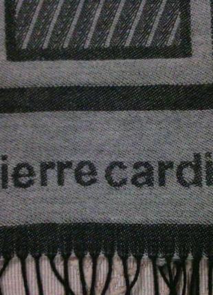 Прекрасный подарок! новый интересный шарф"pierre cardin"176 см х 31 см pierre cardin3 фото