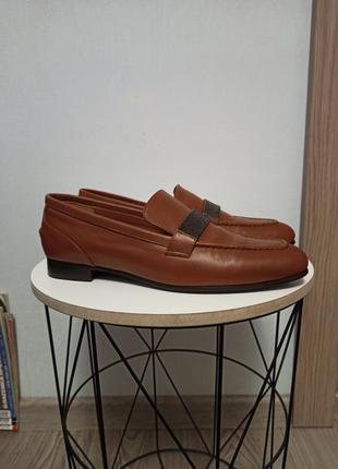 Лоферы кожа в стиле люксового бренда 37р