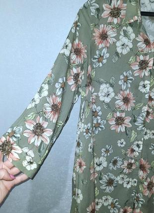 Блуза туника с цветочным принтом reserved4 фото