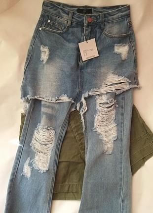 Юбка -джинси від misguided1 фото