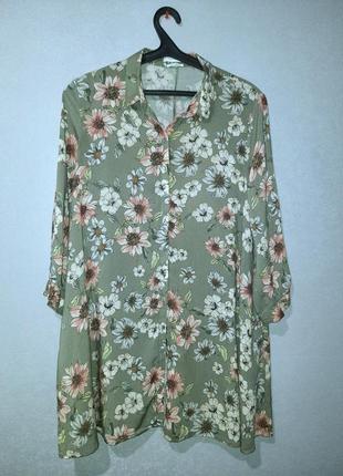 Блуза туника с цветочным принтом reserved3 фото