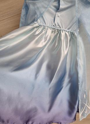 Карнавальное платье эльзы принцессы disney 3-4г6 фото