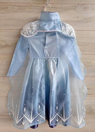 Карнавальное платье эльзы принцессы disney 3-4г4 фото