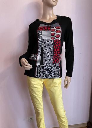 Вискозная качественная блузка / m / brend viccio barcelona