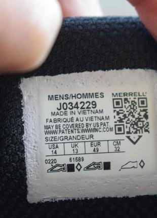 Мембранные треккинговые кроссовки кросовки merrell mqm flex 2 goretex р. 49 31,5 см8 фото