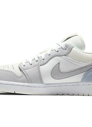 Кроссовки женские nike air jordan 1 retro low paris серые (найк аир джордан ретро лоу, кросівки)