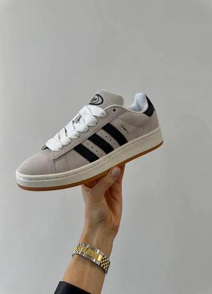 Кроссовки adidas campus 00s crystal white cp8957 black