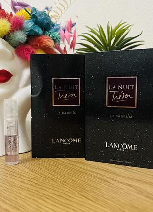 Оригинальный пробник парфюма папфюмированная вода lancome tresor la nuit le parfum