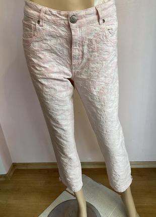 Качественные итальянские фактурные брюки/l/brend parami