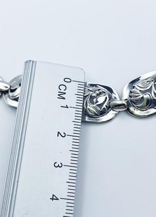 Браслет серебряный "украина" 19 см 19,41 г