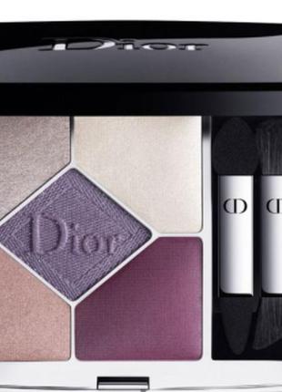 Палітра тіней для повік dior 5 couleurs couture eyeshadow palette 159 — plum tulle