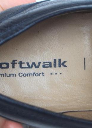 Туфли лоферы softwalk кожа англия 41р мокасины8 фото