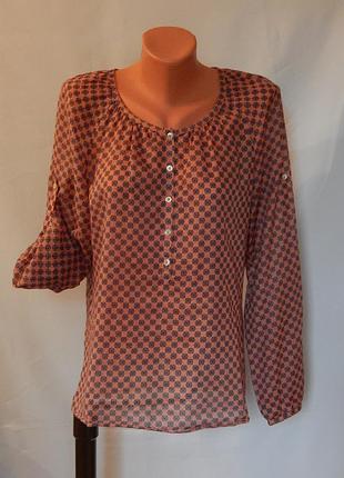 Блузка-сорочка легка від taifun separates (розмір 38-40)