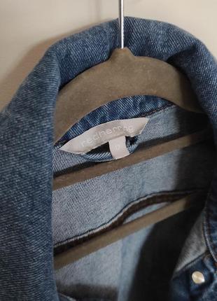 Джинсова куртка укорочена, джинсовка3 фото