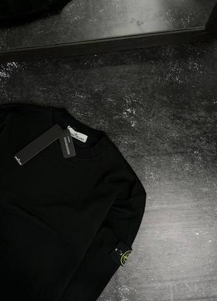 Свитшот stone island black5 фото