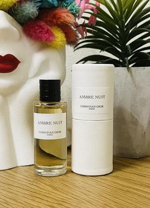 Оригинальный миниатюрный парфюм парфюмированный вода christian dior la collection privee ambre nuit