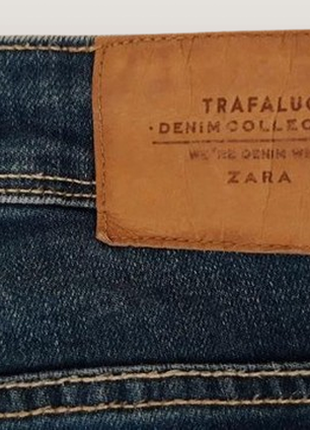 Джинсы skinny zara темно синие р.44-462 фото