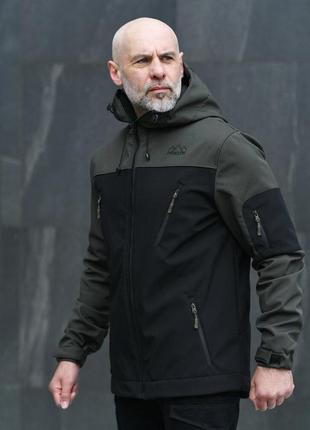Куртка pbd korol' lev чорний-хакі `gr`3 фото
