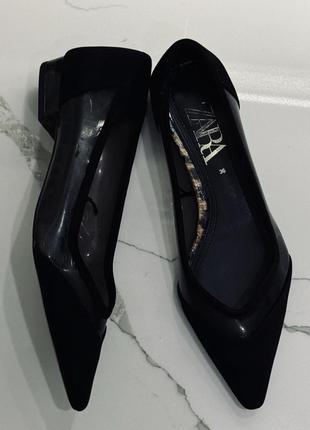 Лодочки zara3 фото